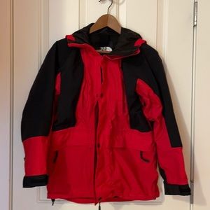 North Face Large Kids Red Raincoat